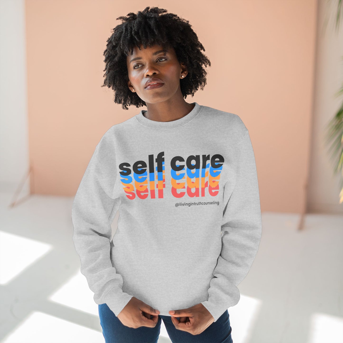 SELF CARE Unisex Crewneck Sweatshirt