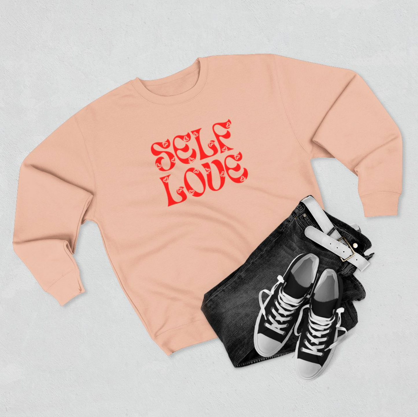 SELF LOVE RETRO Crewneck