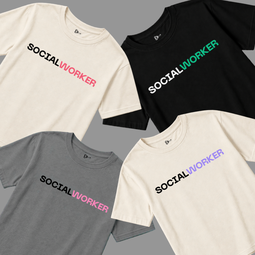 GreenThe Bold Social Worker Tee