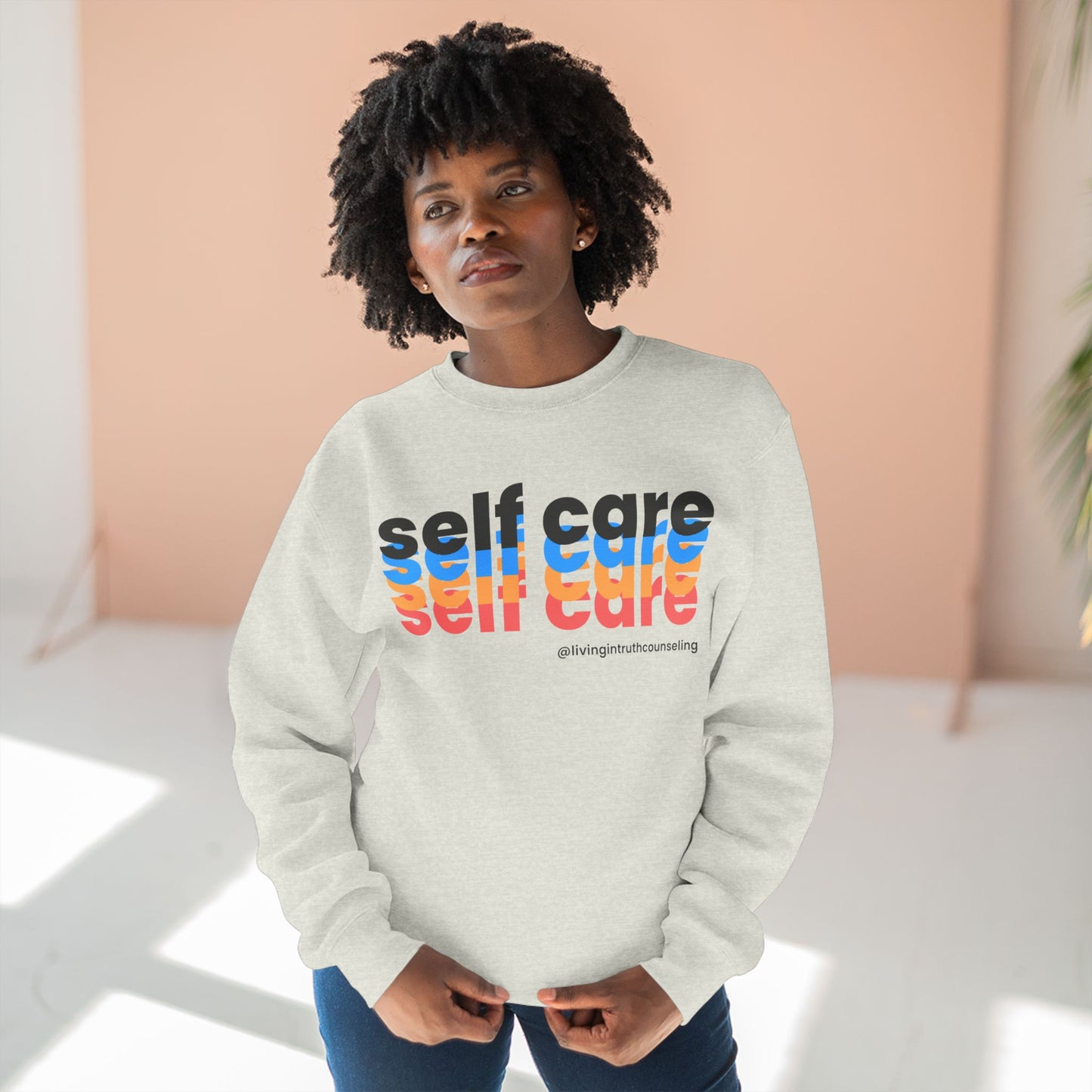 SELF CARE Unisex Crewneck Sweatshirt