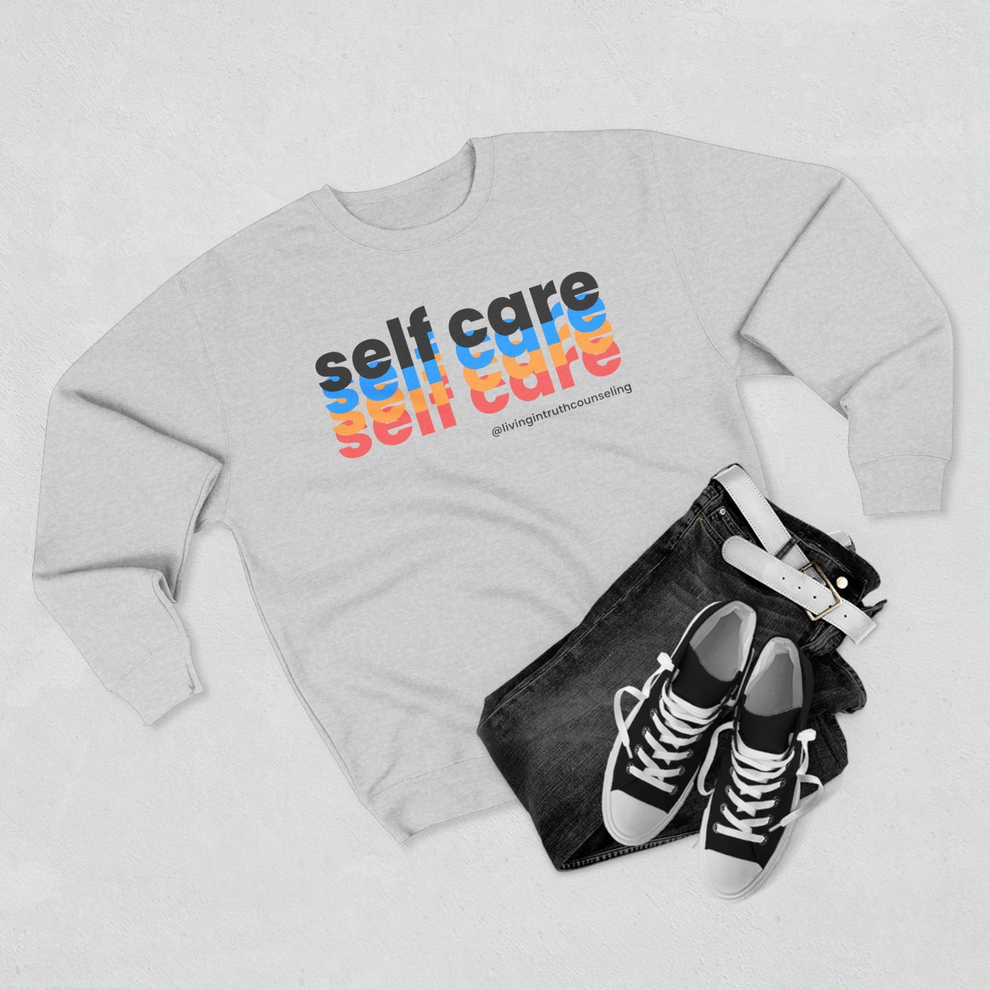 SELF CARE Unisex Crewneck Sweatshirt