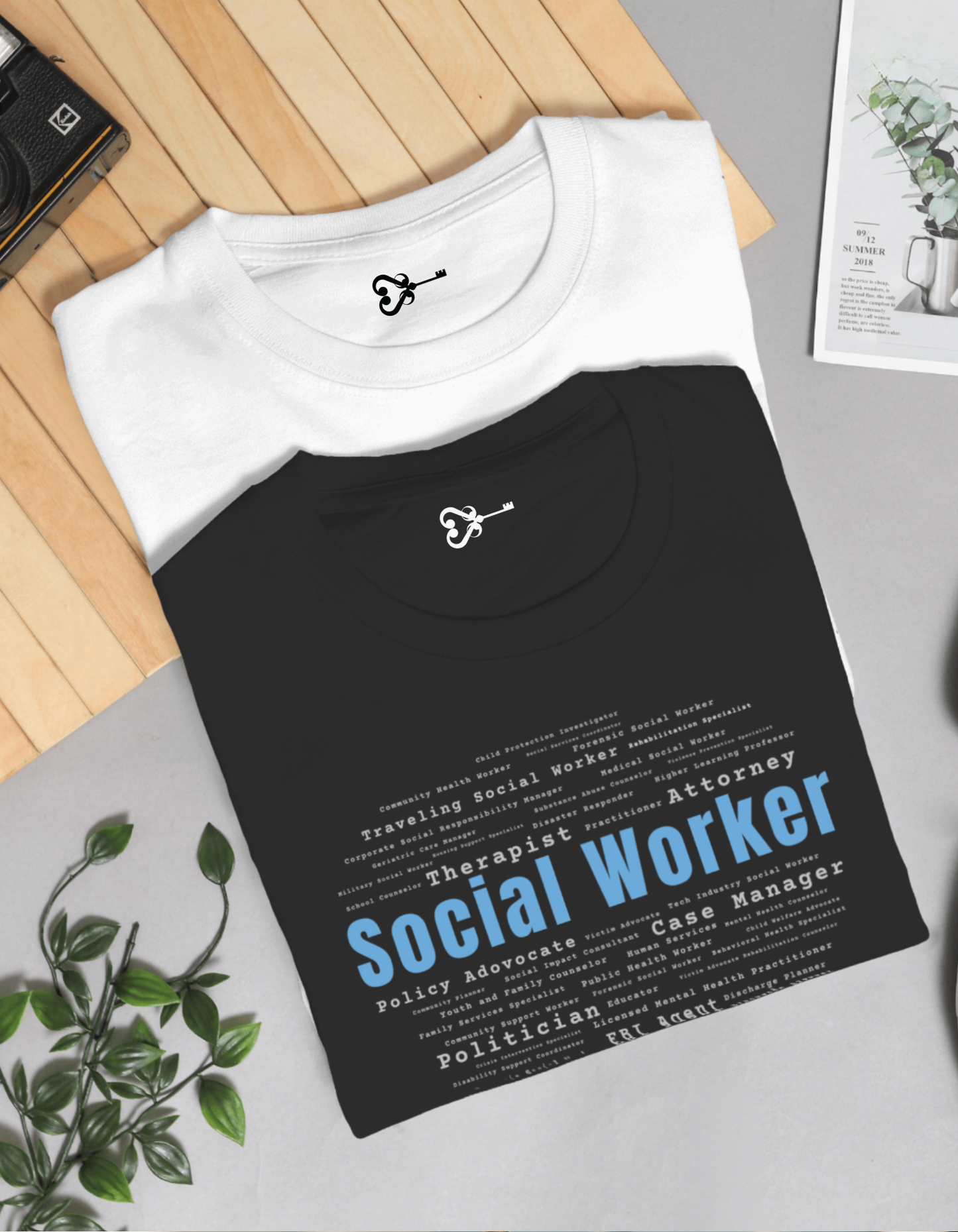 Social Worker Word Cloud Tee