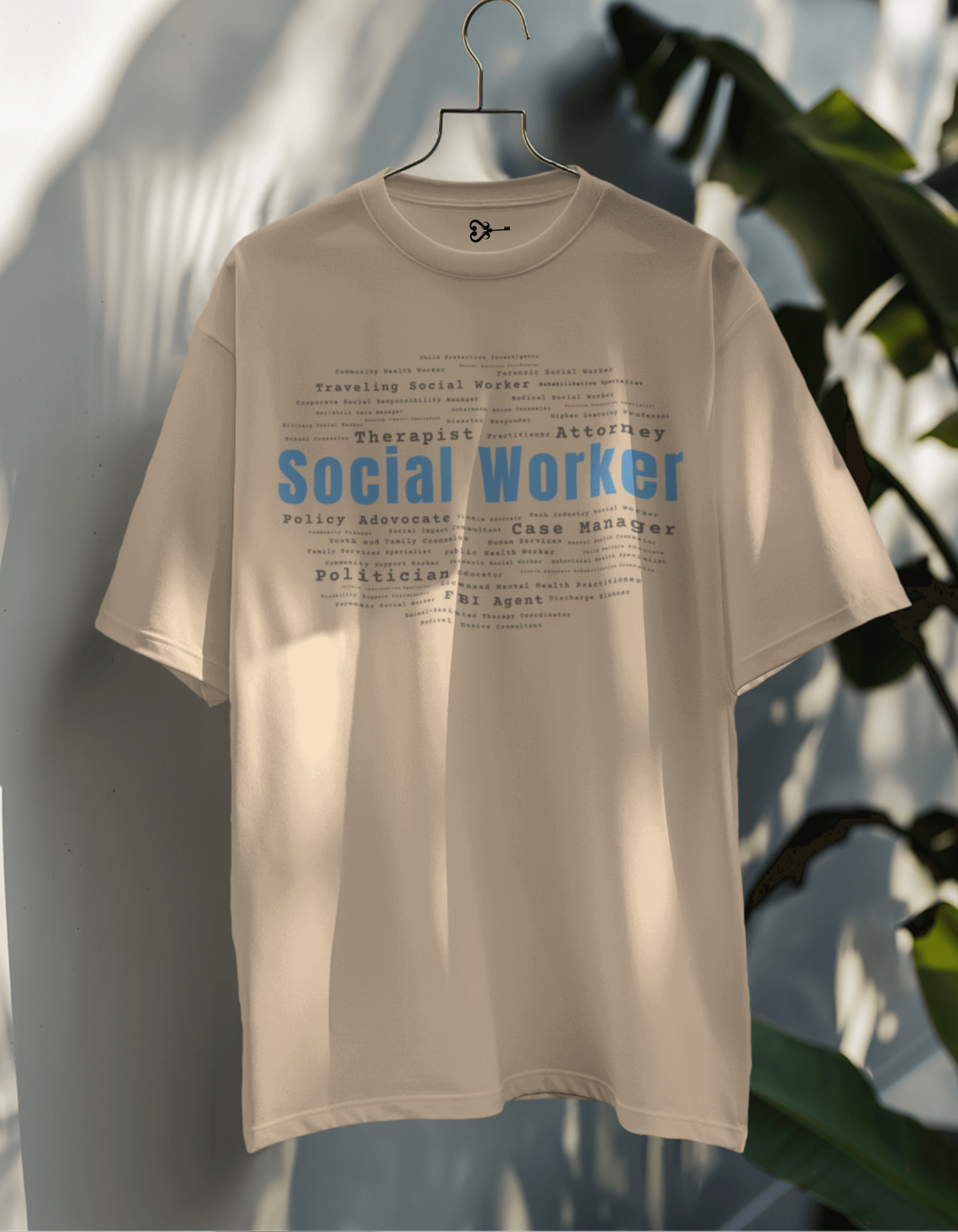 Social Worker Word Cloud Tee