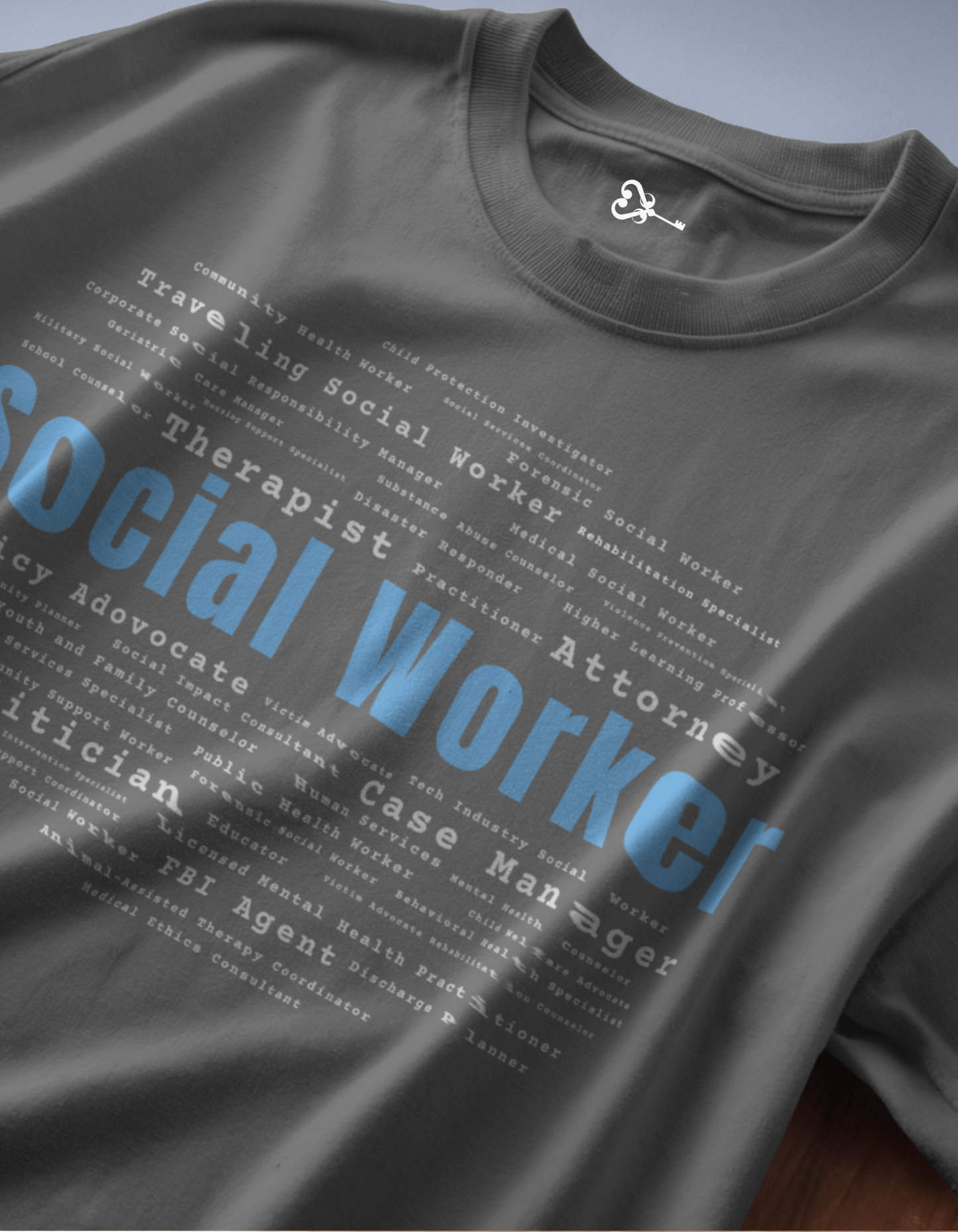 Social Worker Word Cloud Tee
