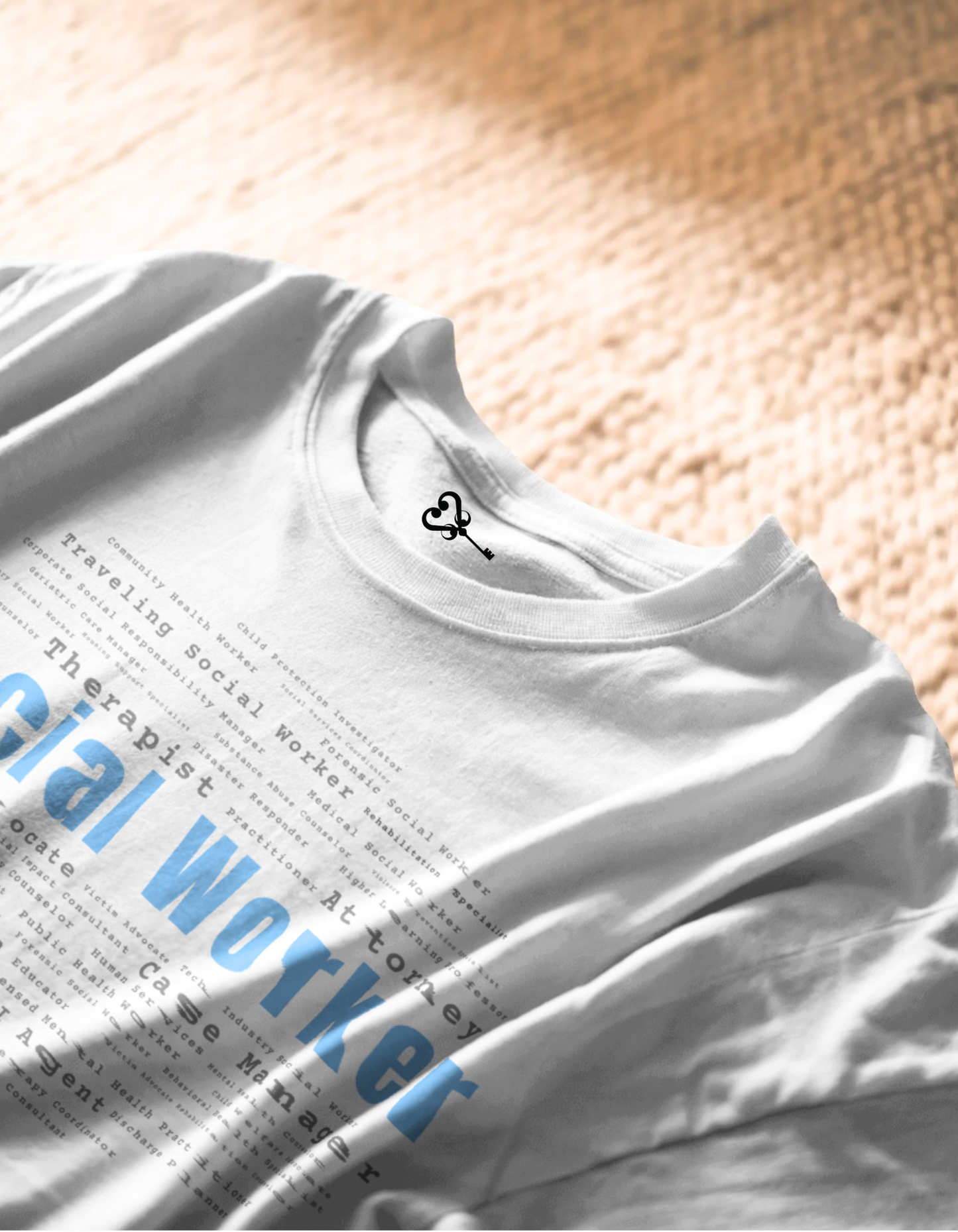 Social Worker Word Cloud Tee