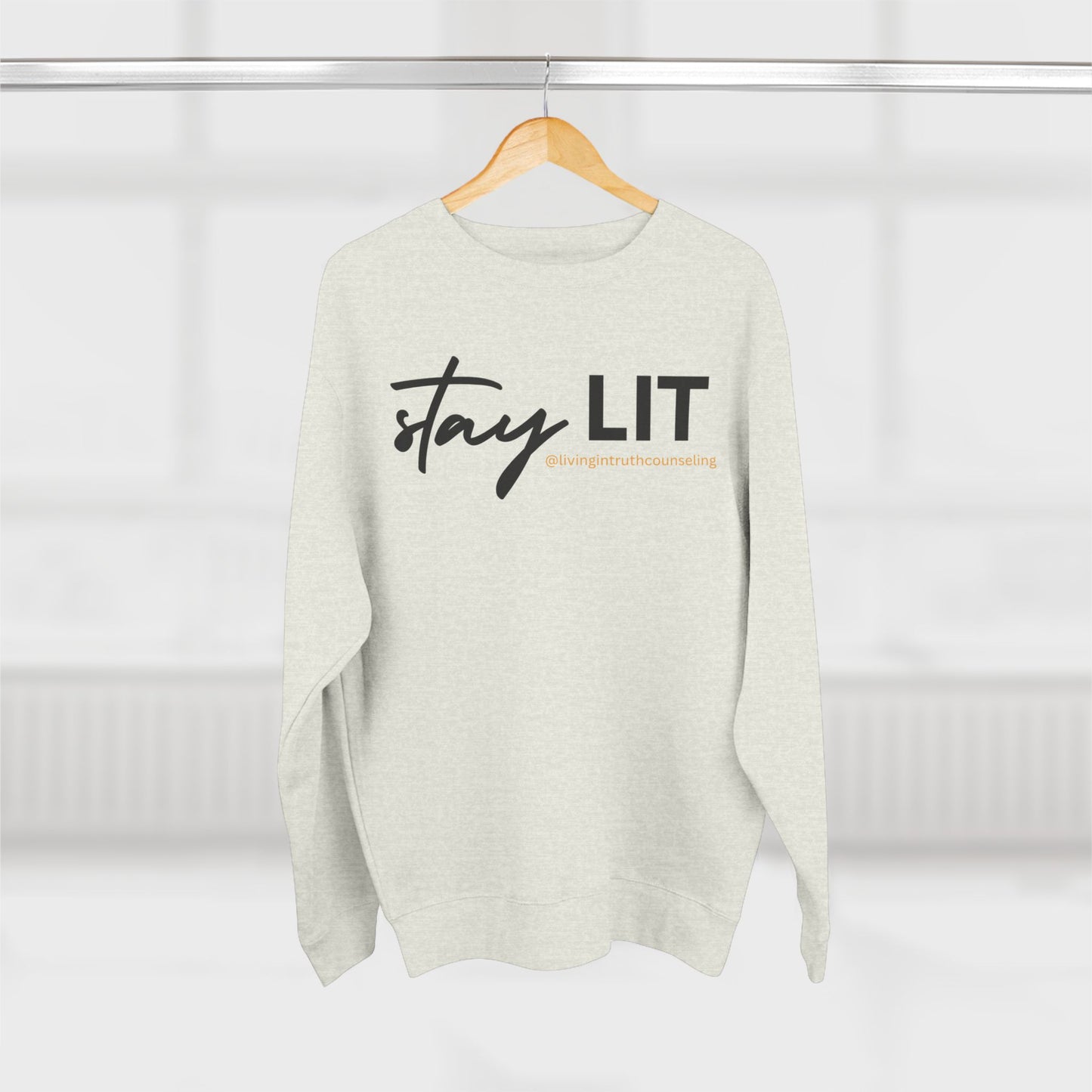 STAY LIT Unisex Crewneck Sweatshirt