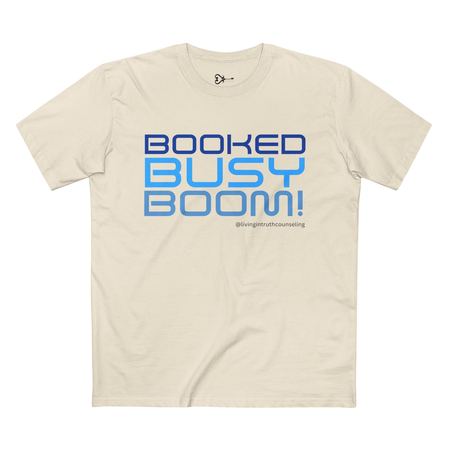 BOOKED, BUSY, BOOM! LIT Tee