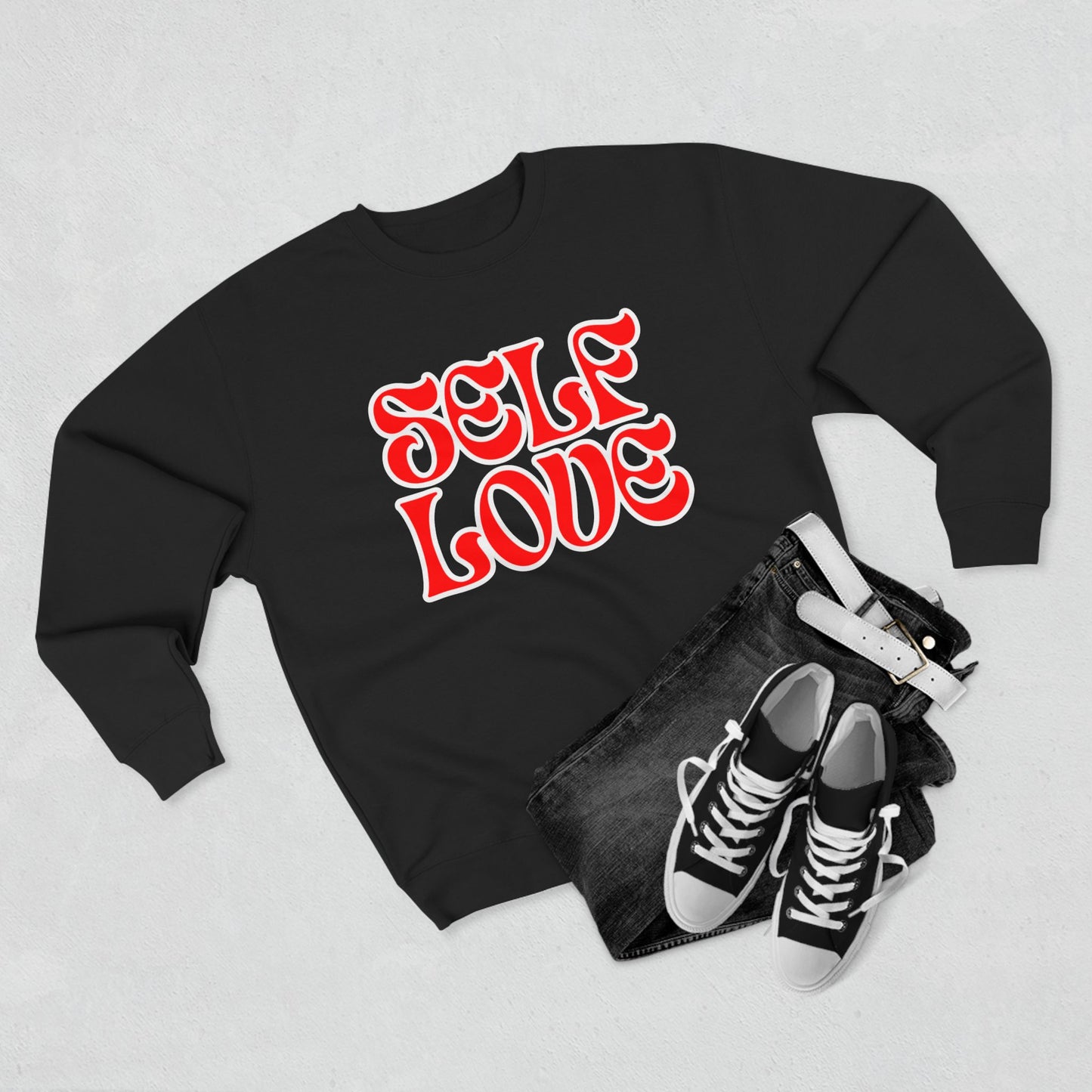 SELF LOVE RETRO Crewneck