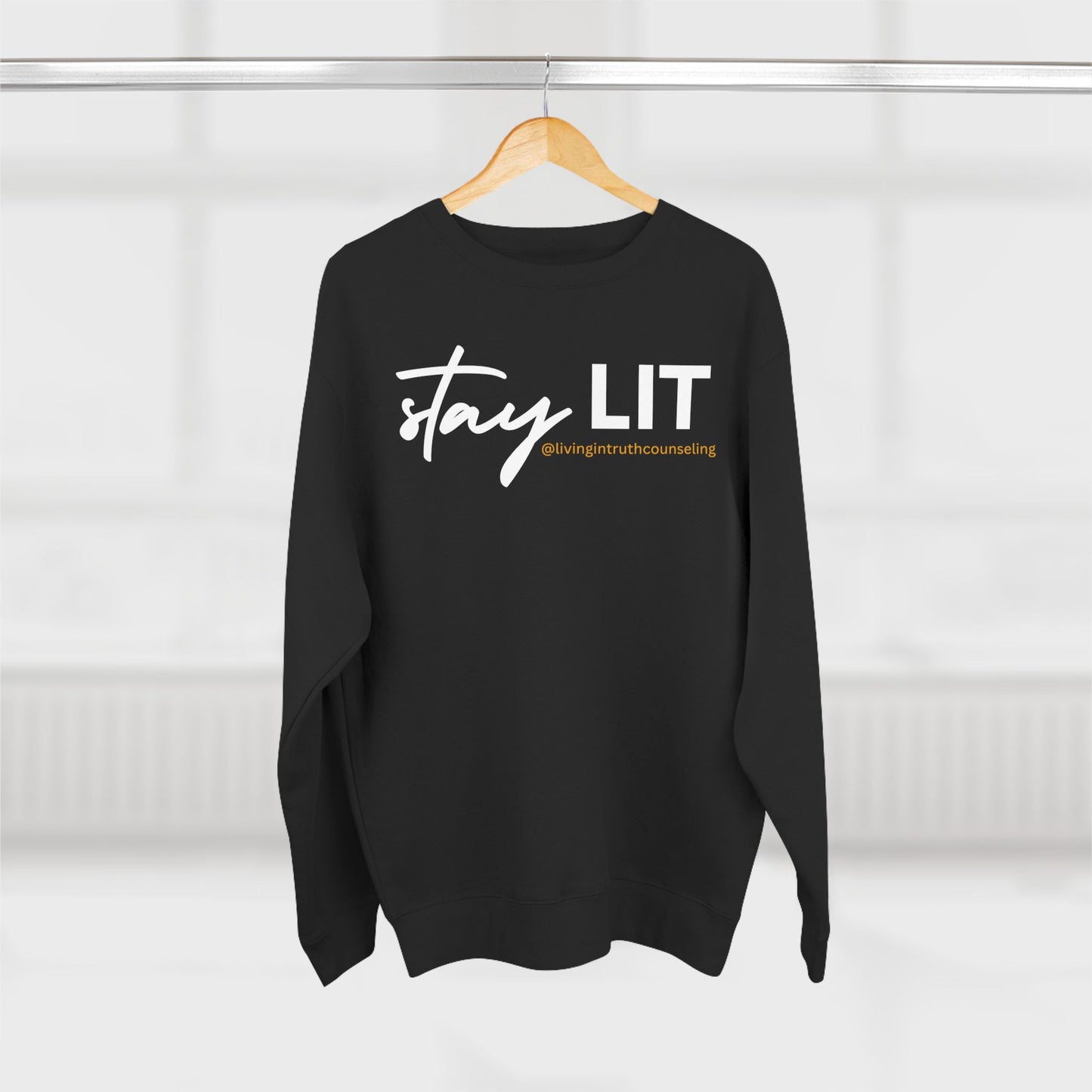 STAY LIT Unisex Crewneck Sweatshirt
