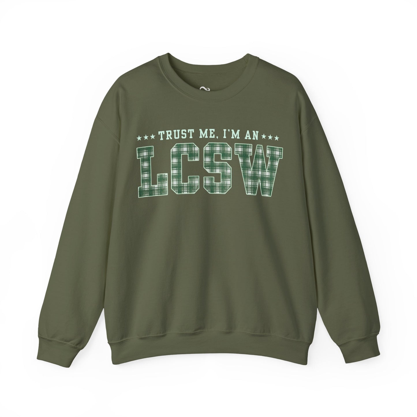Trust Me I'm an LCSW Sweatshirt | Licensed Clinical Social Worker Crewneck