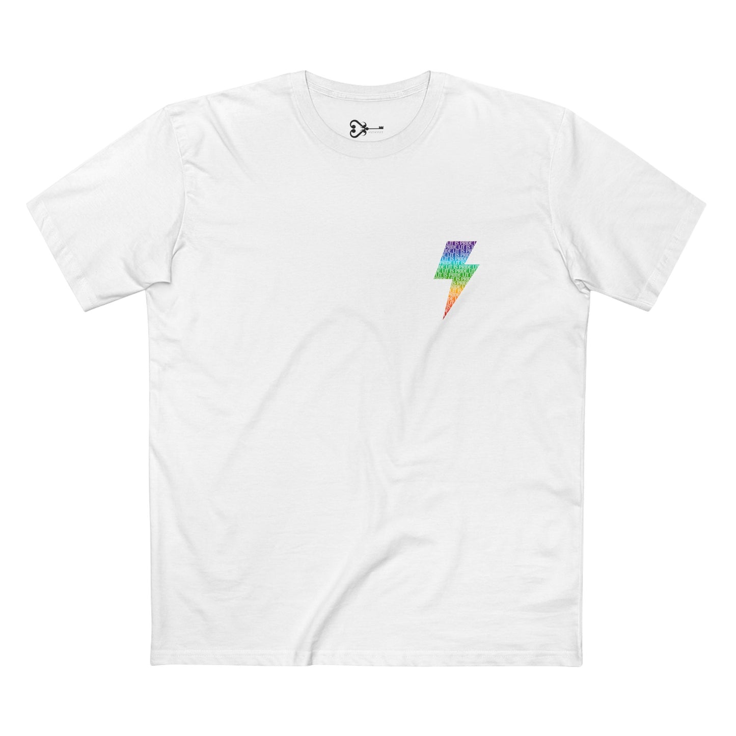 LIT IS PRIDE Lightning Bolt Tee