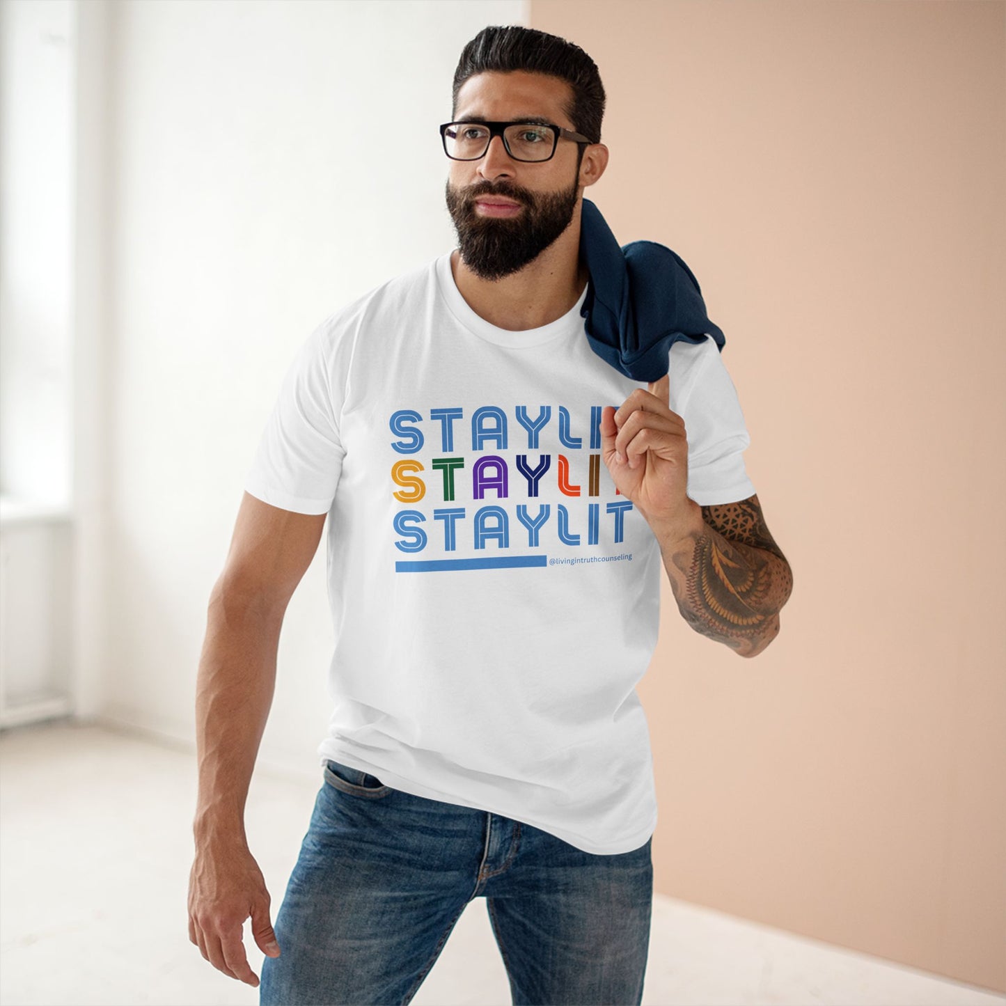 Tri-Stay LIT Tee (Blue)