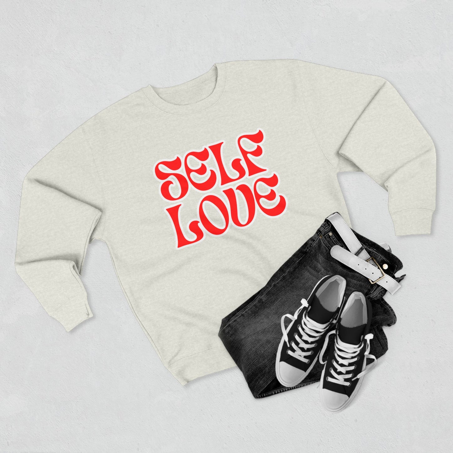 SELF LOVE RETRO Crewneck