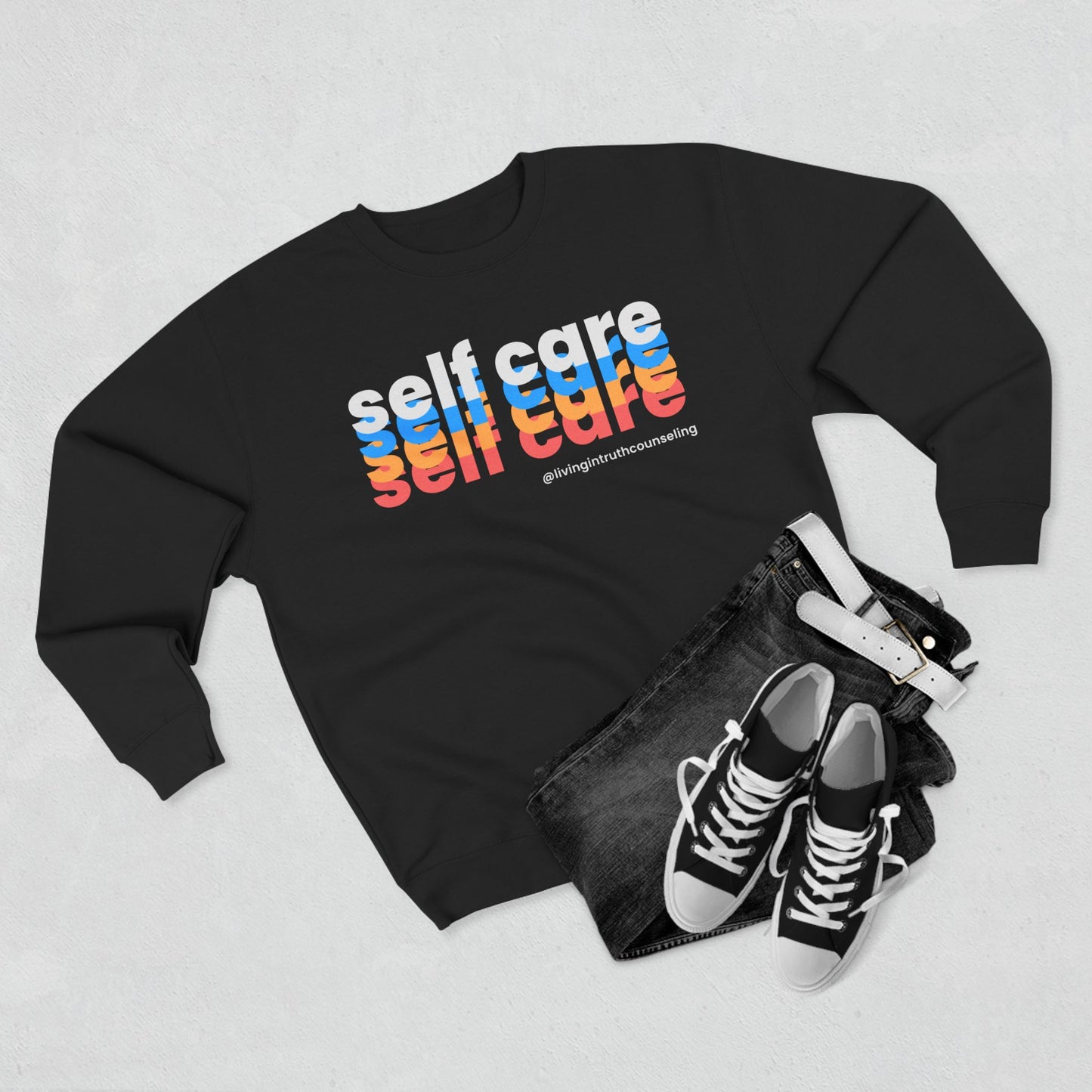 SELF CARE Unisex Crewneck Sweatshirt