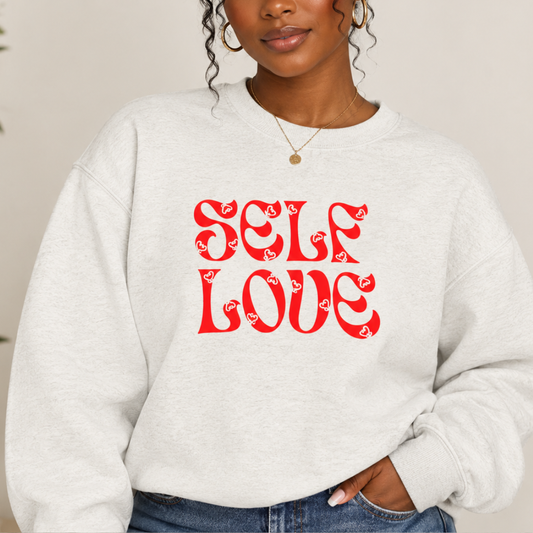 SELF LOVE RETRO Crewneck