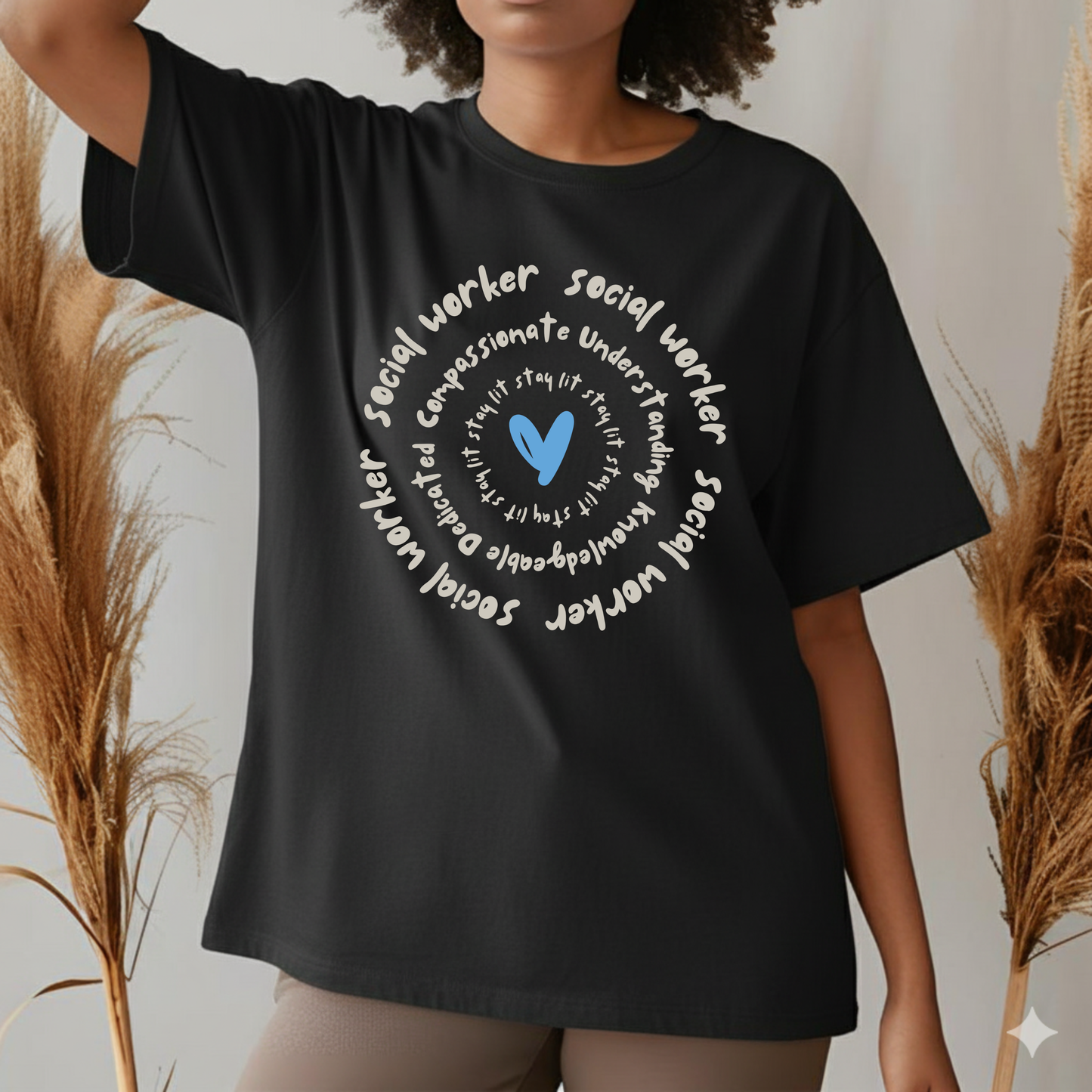 Social Worker Shirt | Compassionate Tee | Stay Lit Social Work Gift