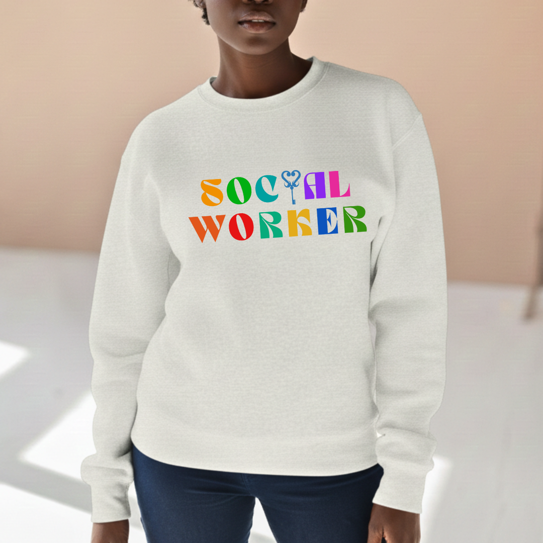 Social Worker Shirt | Multicolor Social Work Tee | Social Worker Gift