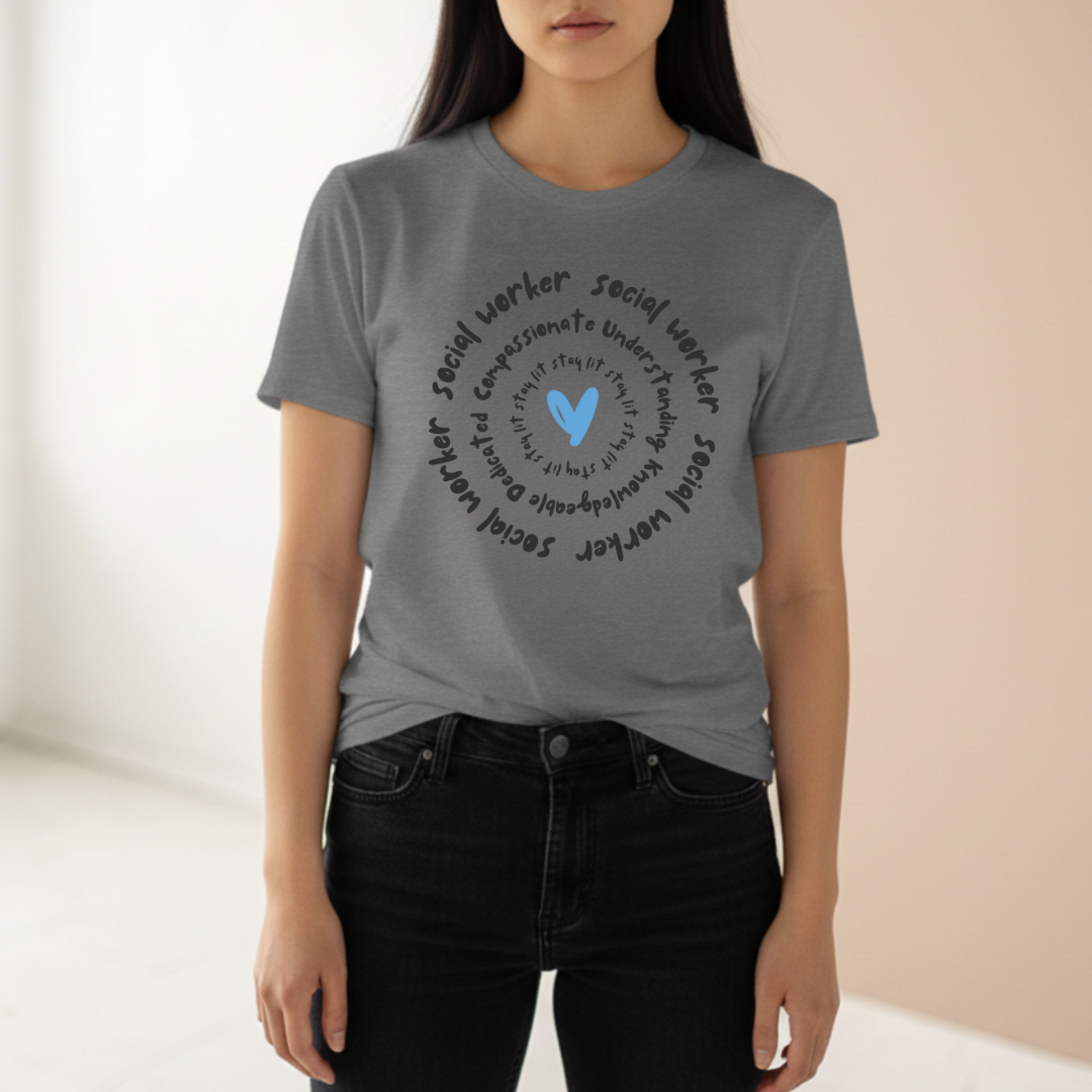 Social Worker Shirt | Compassionate Tee | Stay Lit Social Work Gift
