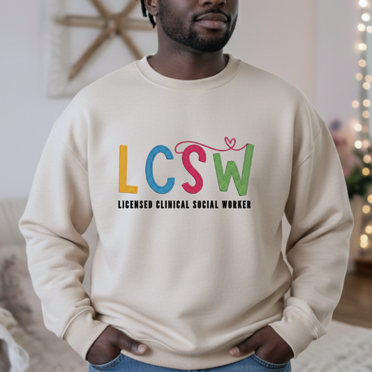 LCSW Embroidered Crewneck (Unisex)