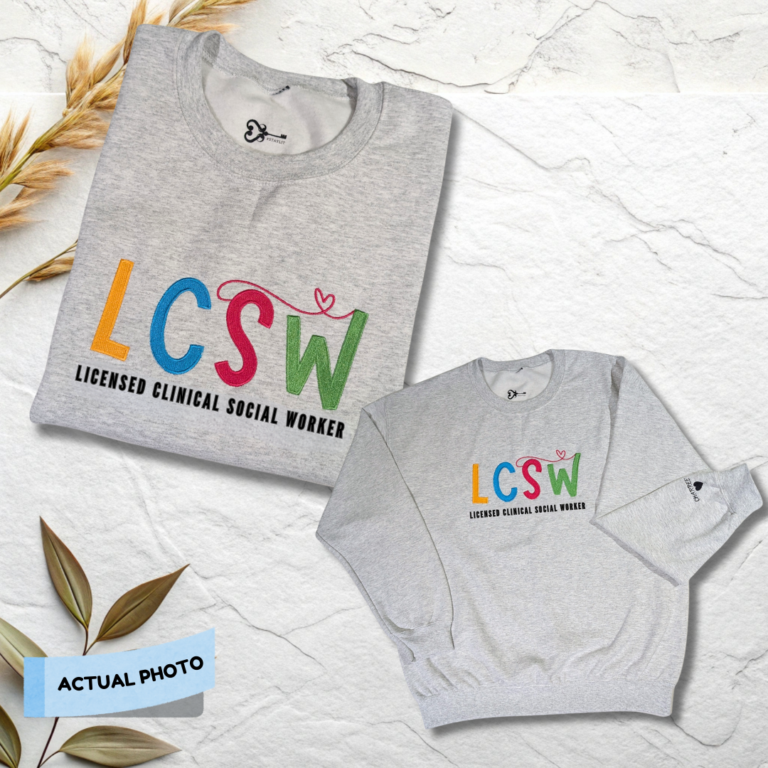 LCSW Embroidered Crewneck (Unisex)