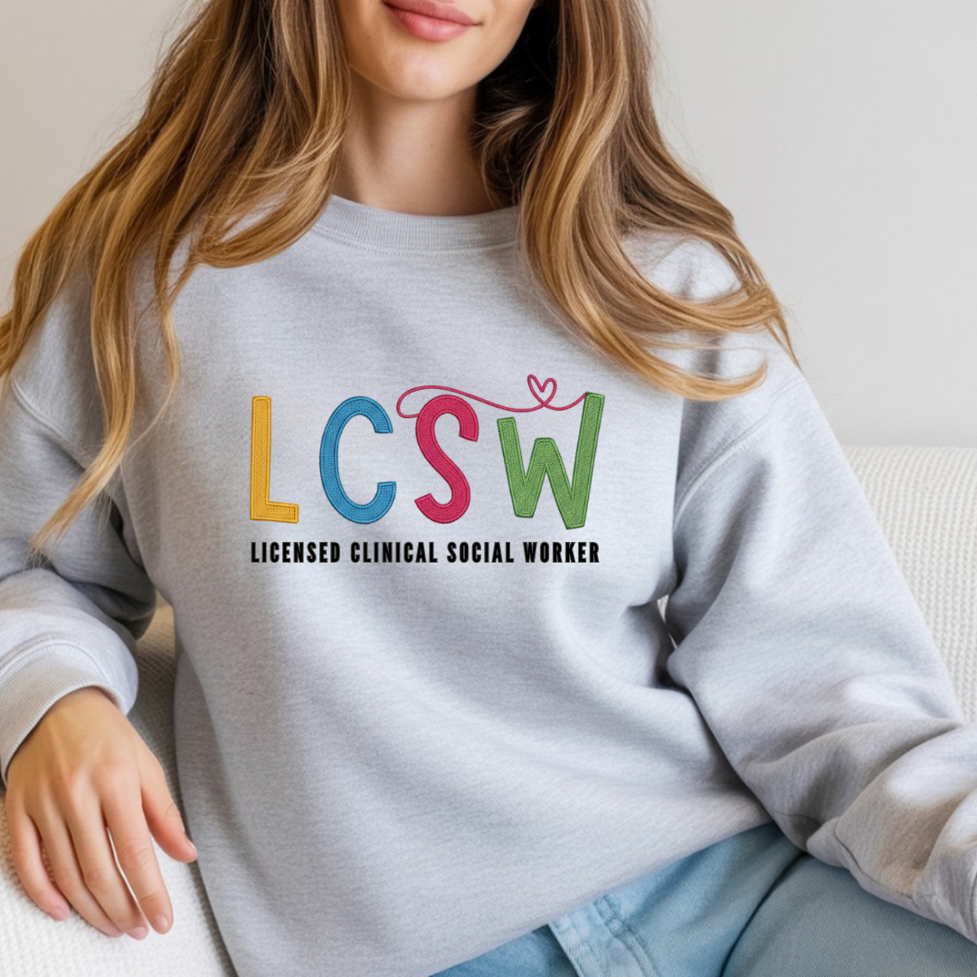 LCSW Embroidered Crewneck (Unisex)