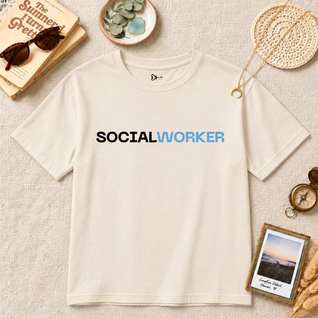 GreenThe Bold Social Worker Tee