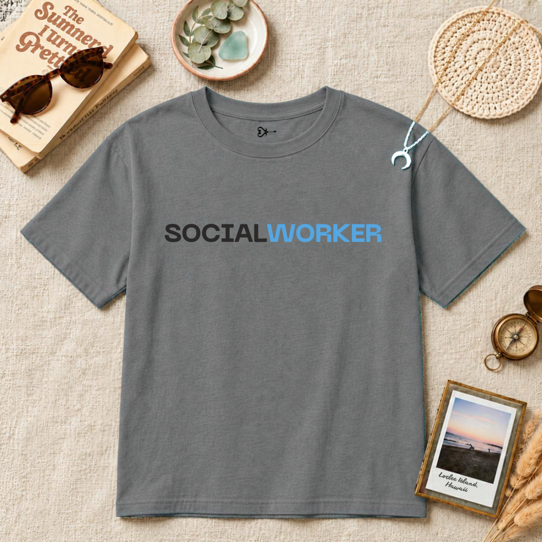 GreenThe Bold Social Worker Tee