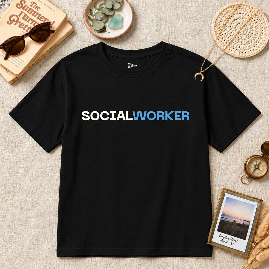 GreenThe Bold Social Worker Tee