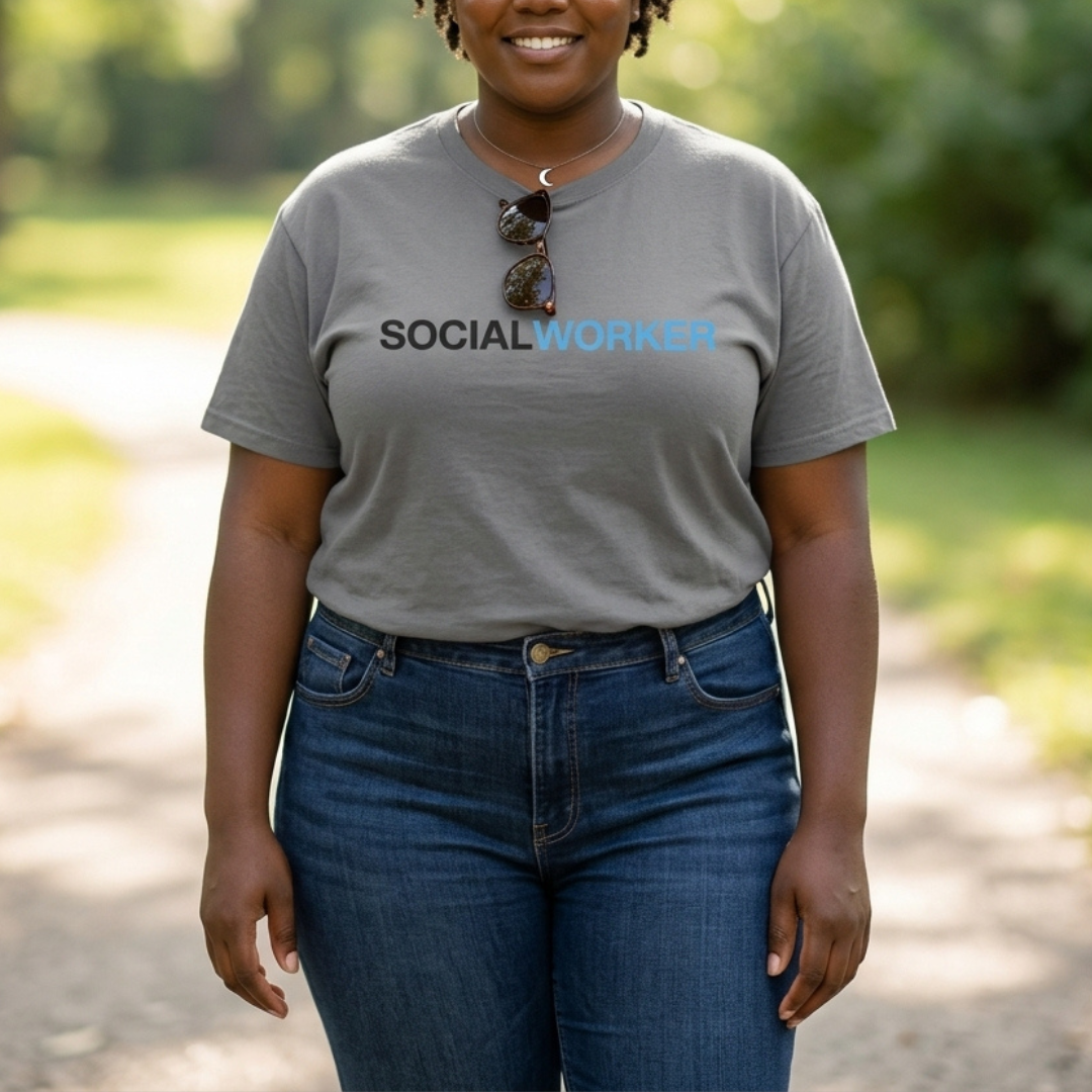 GreenThe Bold Social Worker Tee