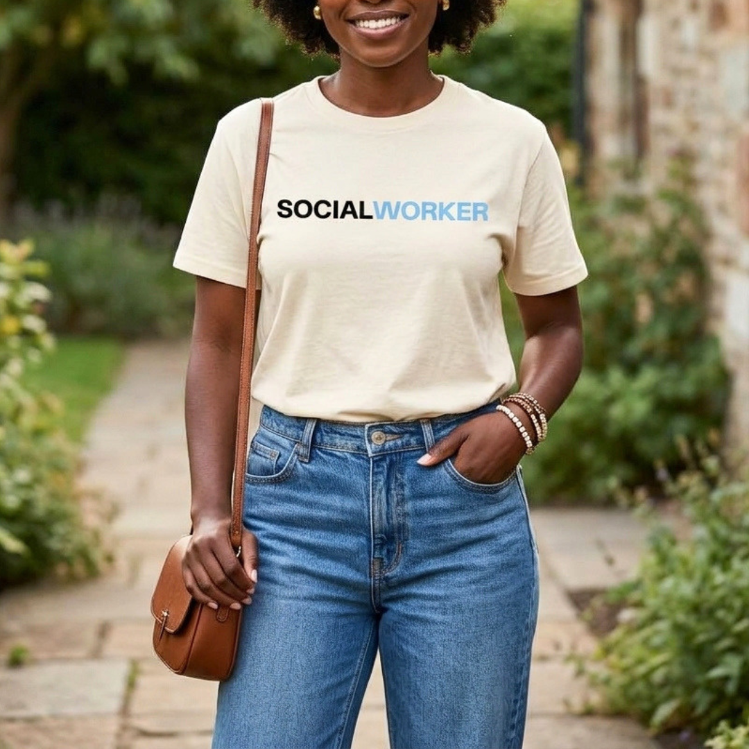 GreenThe Bold Social Worker Tee