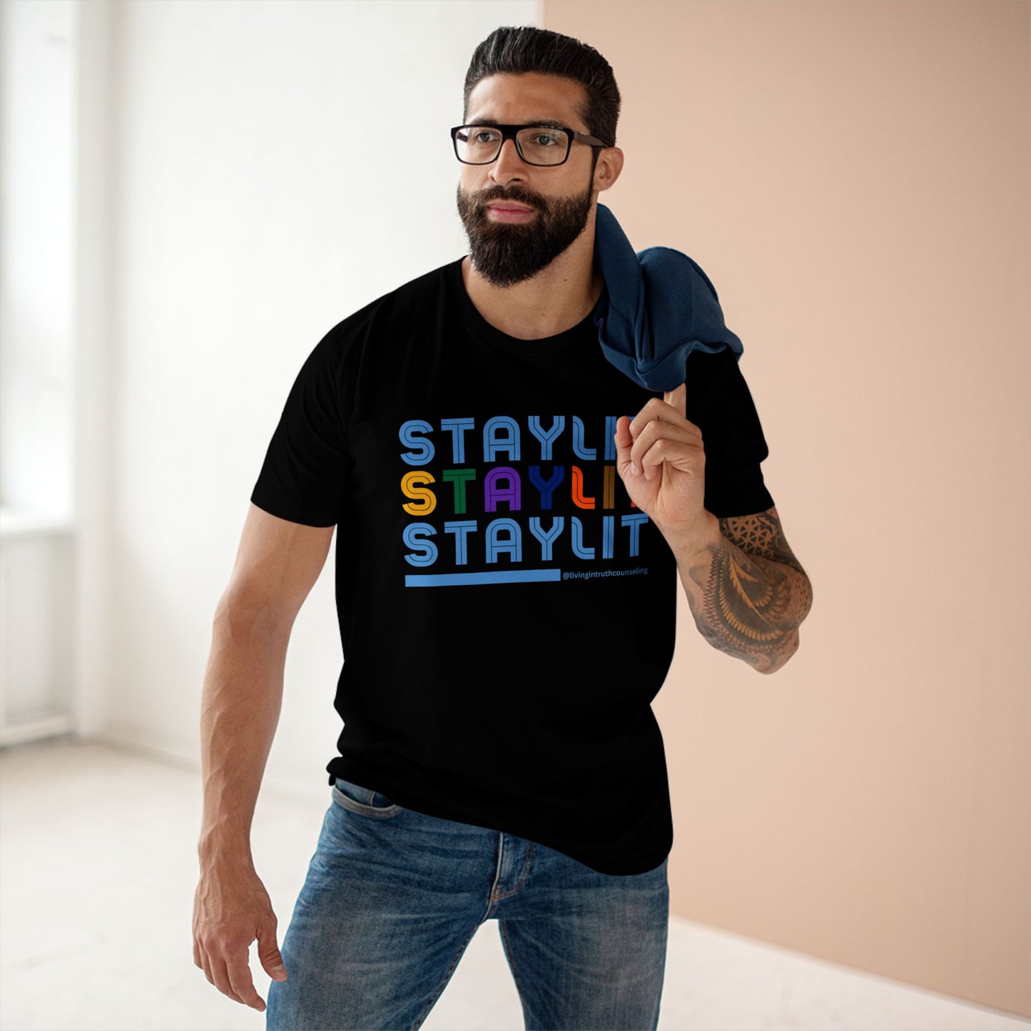 Tri-Stay LIT Tee (Blue)