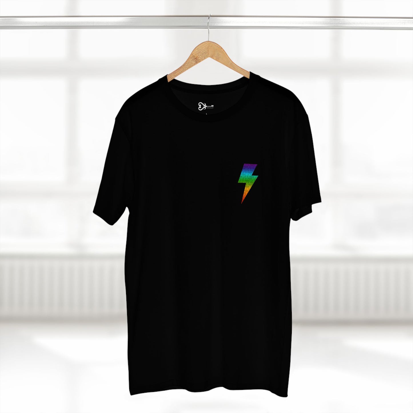 LIT IS PRIDE Lightning Bolt Tee