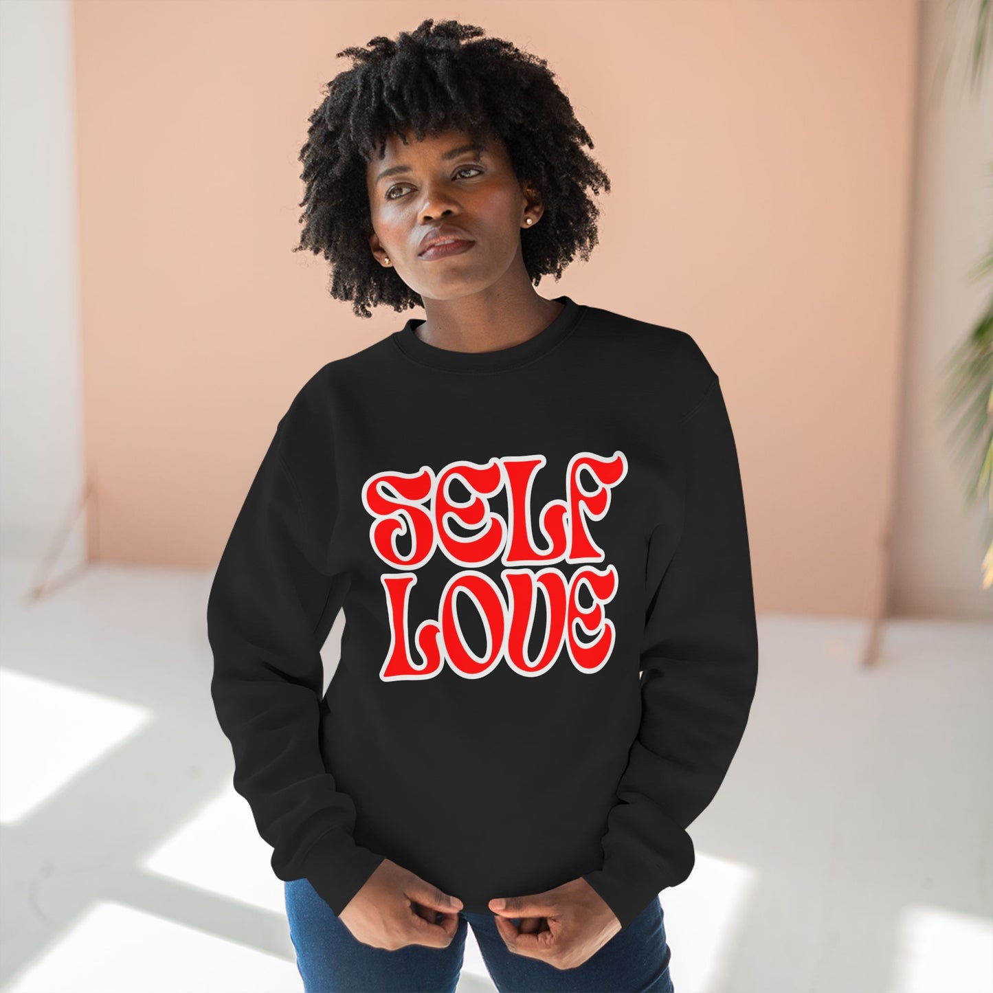 SELF LOVE RETRO Crewneck