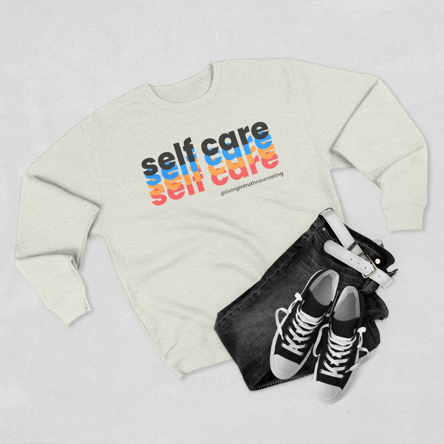 SELF CARE Unisex Crewneck Sweatshirt