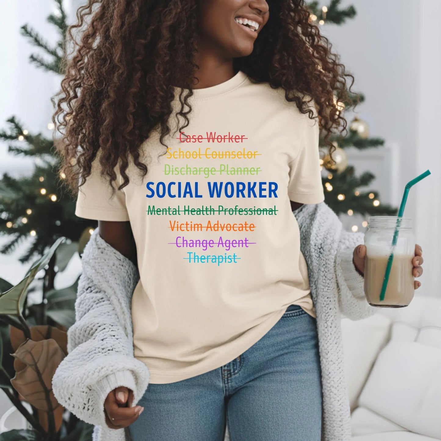 Social Worker Defined Tee